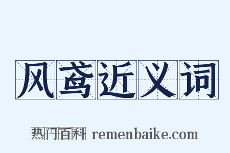 风鸢近义词是什么意思的图片